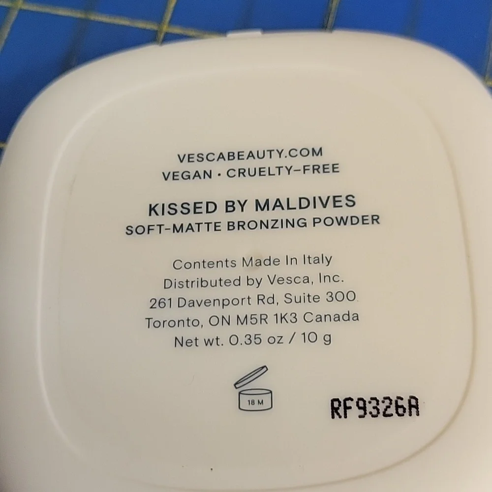 Vesca Kissed By Soft-Matte Bronzing Powder 10g New In Box